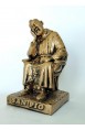 Statua Padre Pio seduto 22cm